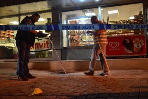 Markete veresiye kurşunu