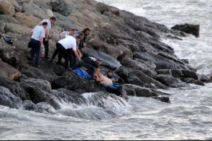 Samsun'da, denizde erkek cesedi bulundu