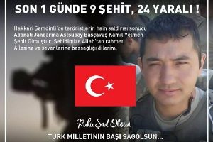 Adana'ya şehit ateşi d&uuml;şt&uuml;