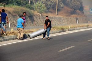 Bodrum'da evler tahliye ediliyor