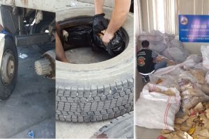 Tekerleklerin i&ccedil;inden ka&ccedil;ak t&uuml;t&uuml;n &ccedil;ıktı