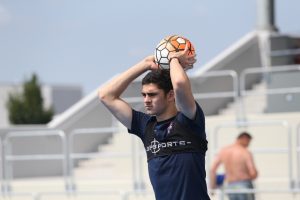 Trabzonspor'un yeni transferi Ramil Sheidaev, Slovakya kampına katıldı