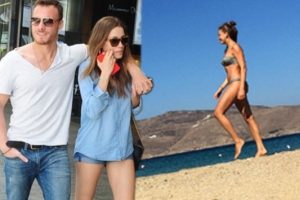 Serenay Sarıkaya ile Kerem B&uuml;rsin tatile devam ediyor