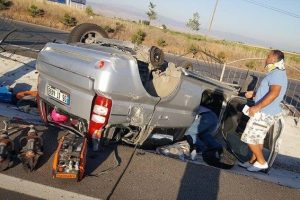 Afyonkarahisar'da trafik kazası: 4 yaralı