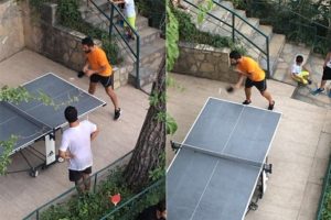 Arda masa tenisi tutkunu &ccedil;ıktı