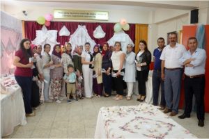 Bursa Mudanya'da el işlemeleri sergisi