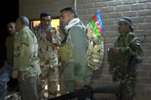 Kerk&uuml;k'te Şii T&uuml;rkmenlerden Azerbaycan bayraklı IŞİD operasyonu