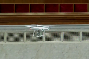 Ukrayna'da meclise drone girdi
