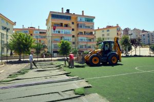 Bursa Mudanya Belediyesi spor tesislerini yeniliyor