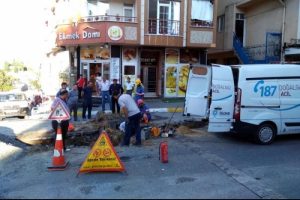 Gaziosmanpaşa'da doğalgaz paniği