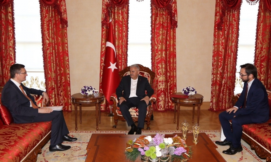 Başbakan Yıldırım'dan peş peşe g&ouml;r&uuml;şmeler