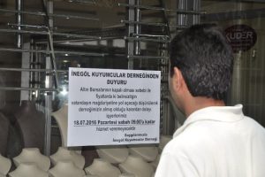 Bursa İneg&ouml;ll&uuml; kuyumculardan &ouml;rnek davranış