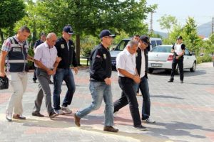 G&ouml;zaltına alınan generaller adliyeye sevk edildi
