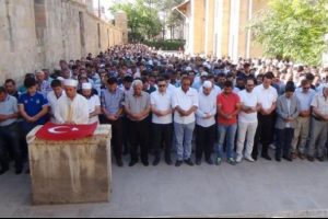 Nevşehir'de darbe şehitleri i&ccedil;in gıyabi cenaze namazı