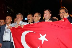 Zonguldak'ta milli iradeye saygı ve sahip &ccedil;ıkma eylemi