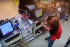 Soygun girişimi cesur kasiyere takıldı