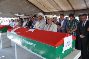 T&Uuml;RKSAT şehitleri sonsuzluğa uğurlandı