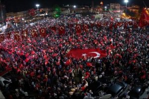 Sivas'ta on binler 'Milli irade' programında buluştu
