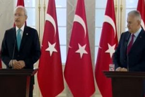 Başbakan ve Kılı&ccedil;daroğlu'ndan ortak a&ccedil;ıklama