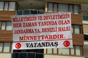 Darbenin yanında olmayan jandarmaya teşekk&uuml;r