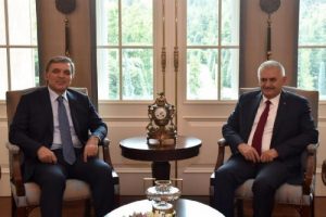 G&uuml;l, Başbakan Yıldırım'ı ziyaret etti