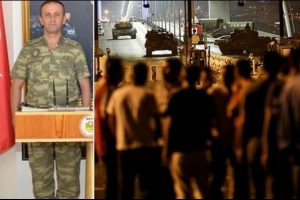 O emri veren Tuğgeneralin ifadesi