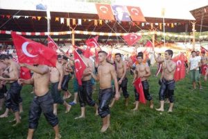 655. Kırkpınar Yağlı G&uuml;reşleri başladı