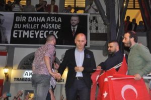 Trabzonspor'dan demokrasi n&ouml;betinde destek