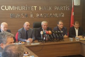 Bursa'da M&uuml;ezzinoğlu'ndan MHP ve CHP'ye teşekk&uuml;r ziyareti