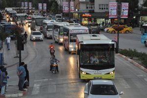 Bursa İneg&ouml;l'de demokrasi konvoyu