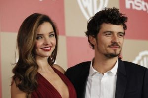 Orlando Bloom Miranda Kerr'i tebrik etti!