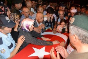 Şehit polisin cenazesi memleketi Konya'ya getirildi