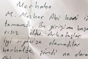 G&uuml;len'in yeğenine not: Mezher abi hani iş tamamdı