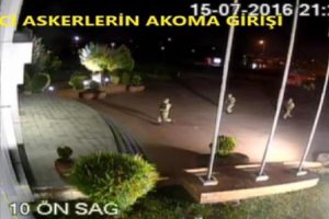 15 Temmuz'da AKOM binasında yaşananlar kamerada