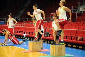 A Milli Kadın Basketbol Takımı hazırlıklarını s&uuml;rd&uuml;r&uuml;yor