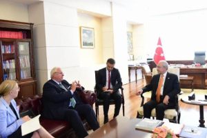 Kılı&ccedil;daroğlu, Almanya B&uuml;y&uuml;kel&ccedil;isi Martin Erdmann ile g&ouml;r&uuml;şt&uuml;