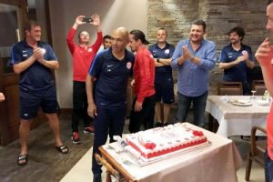 Morais'e s&uuml;rpriz doğum g&uuml;n&uuml; partisi