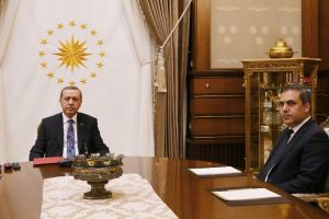 Erdoğan Hakan Fidan'la g&ouml;r&uuml;şt&uuml;