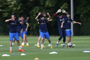 Trabzonspor &ccedil;alışmalarını s&uuml;rd&uuml;r&uuml;yor