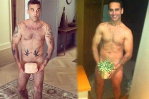Robbie Williams'tan &ccedil;ıplak poz: Hayaller Kardashian, ger&ccedil;ekler Doğuş