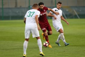 Trabzonspor hazırlık ma&ccedil;ını 2-0 kazandı