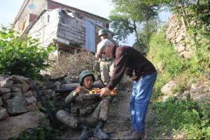 Operasyondaki askerlere vatandaştan destek