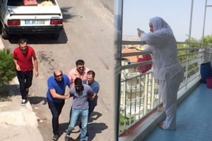 Yaşlı kadın dolandırıcıları faka bastırdı