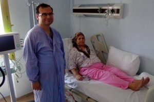 B&ouml;brek hastası 14 yıl sonra sağlığına kavuştu