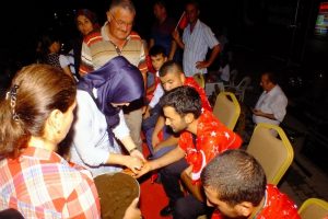 Kınalı kuzular demokrasi n&ouml;betinden vatan n&ouml;betine uğurlandı