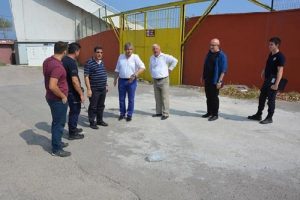 Bandırma 17 Eyl&uuml;l Stadı'nda &ccedil;evre d&uuml;zenlemesi başladı