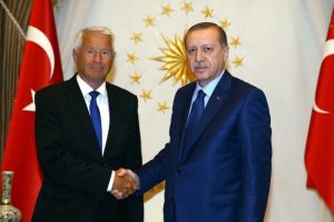 Erdoğan Avrupa Konseyi Genel Sekreterini kabul etti