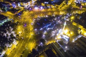 Kayseri'de 'demokrasi n&ouml;beti' 21'inci g&uuml;n&uuml; doldurdu