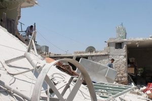 Rus u&ccedil;aklarının Etarib'e saldırısında 4 sivil &ouml;ld&uuml;