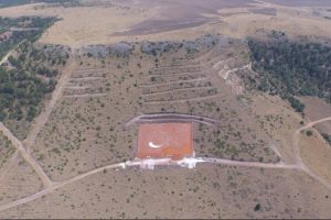 İ&ccedil; Anadolu'nun en b&uuml;y&uuml;k T&uuml;rk bayrağı şekilleniyor